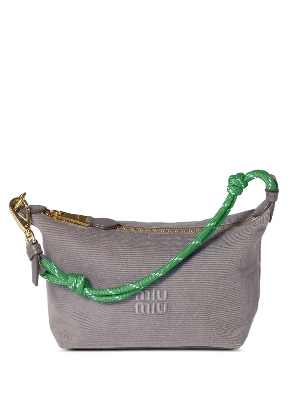 Miu Miu Gabardine Rope Handle Mini Bag