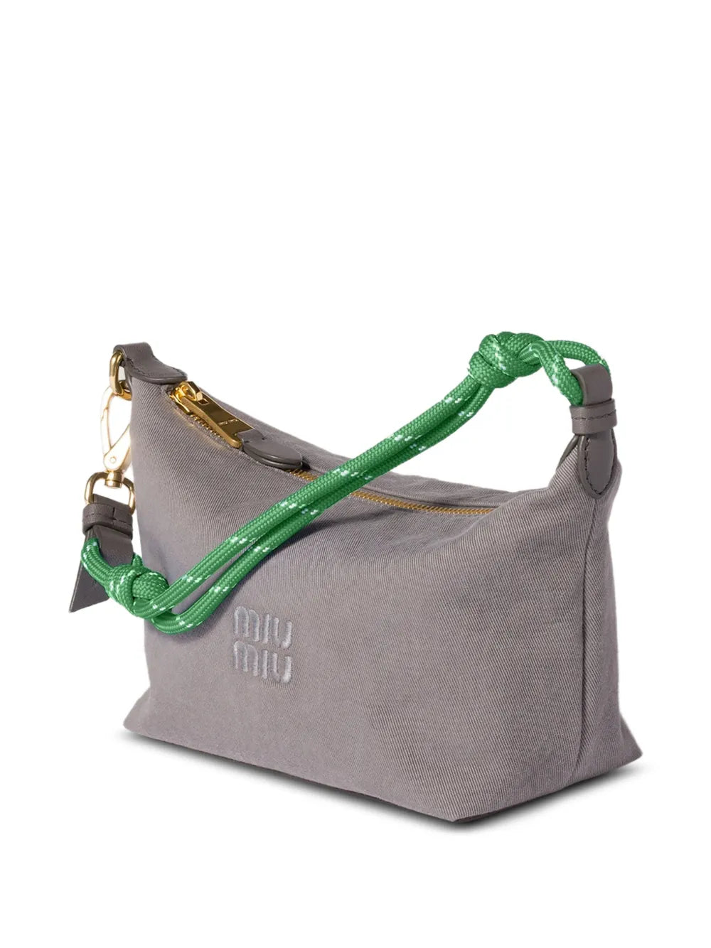 Miu Miu Gabardine Rope Handle Mini Bag