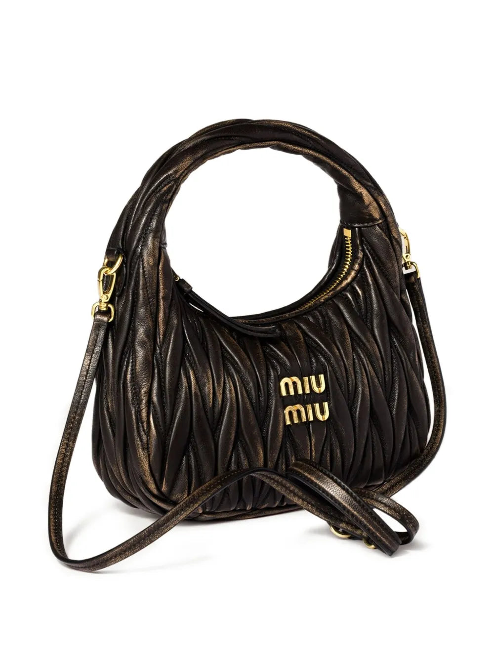 Miu Miu Wander Matelasse Leather Shoulder Bag