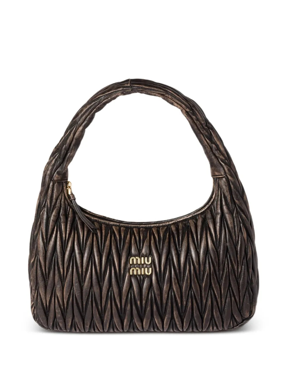 Miu Miu Wander Matelasse Leather Shoulder Bag