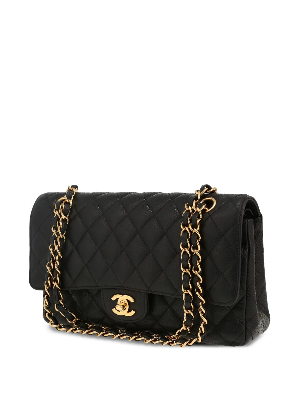 Chanel Pre Owned Quilted Leather Handbag