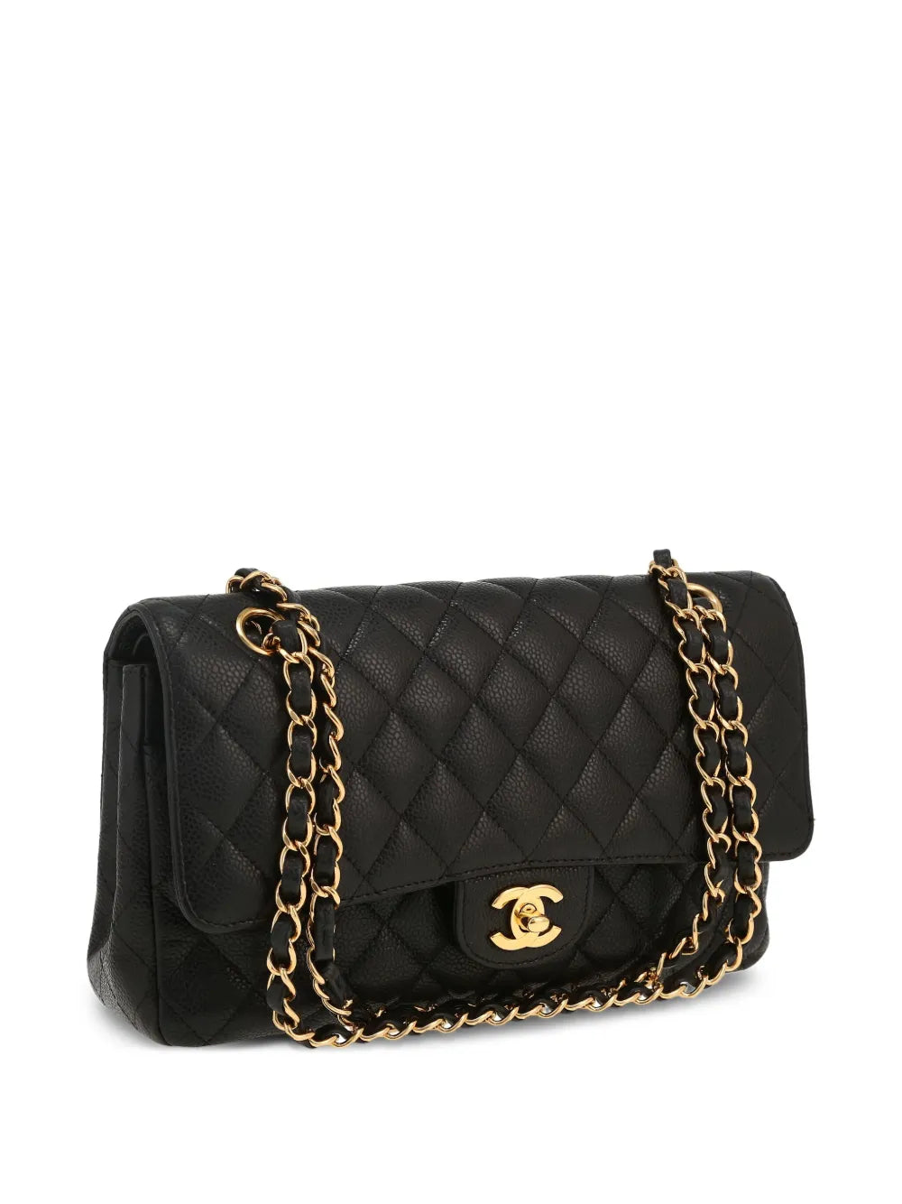 Chanel Pre Owned Quilted Leather Handbag