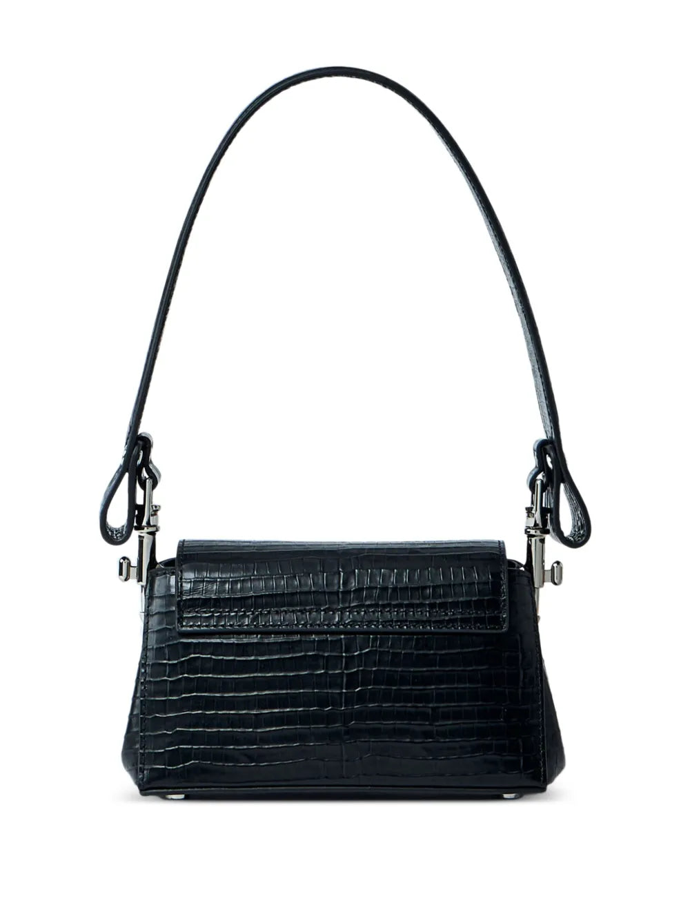 Vivienne Westwood Small Hazel Croc Embossed Flap Shoulder Bag