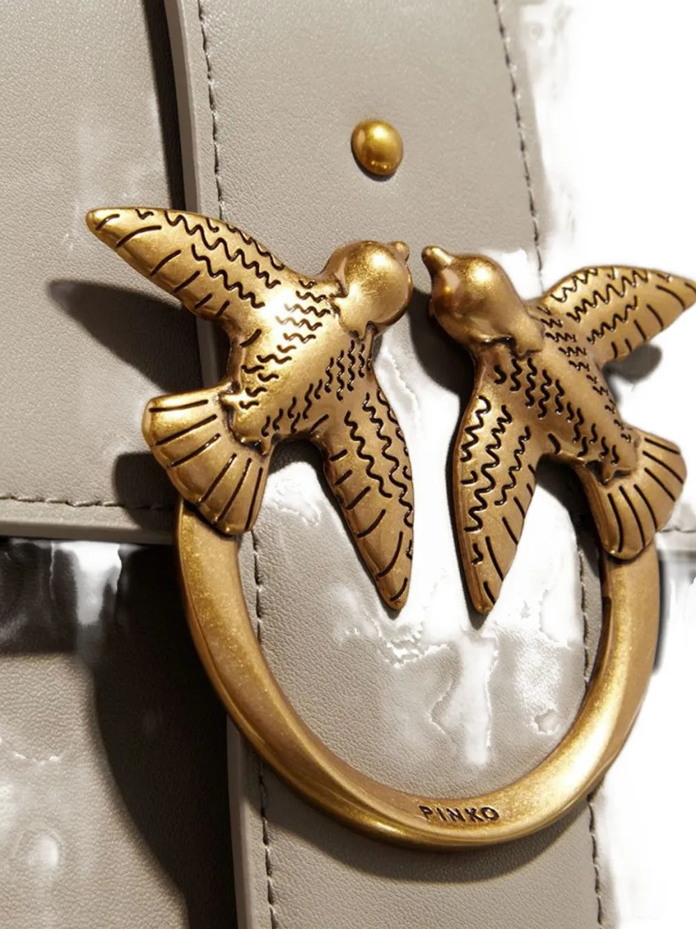 Pinko Love Birds Chain Strap Shoulder Bag