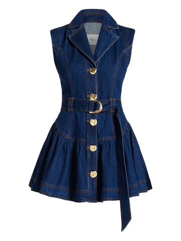 Aje Elena Belted Mini Dress