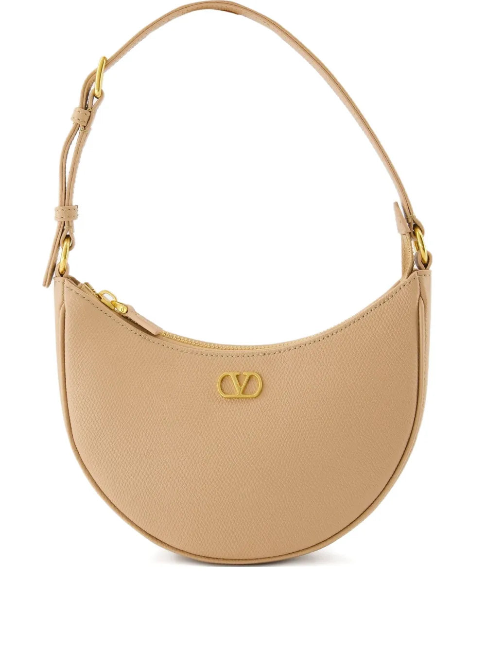 Valentino Garavani Le Mini Sac Crescent Shaped Zip Top Shoulder Bag