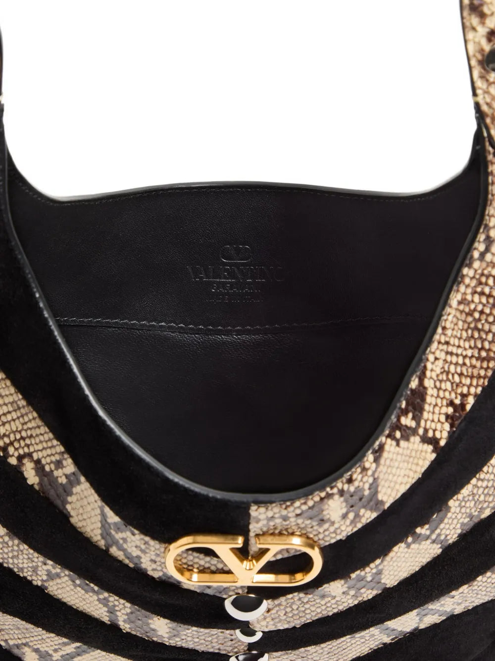 Valentino Garavani Small Chevron Patterned Shoulder Bag