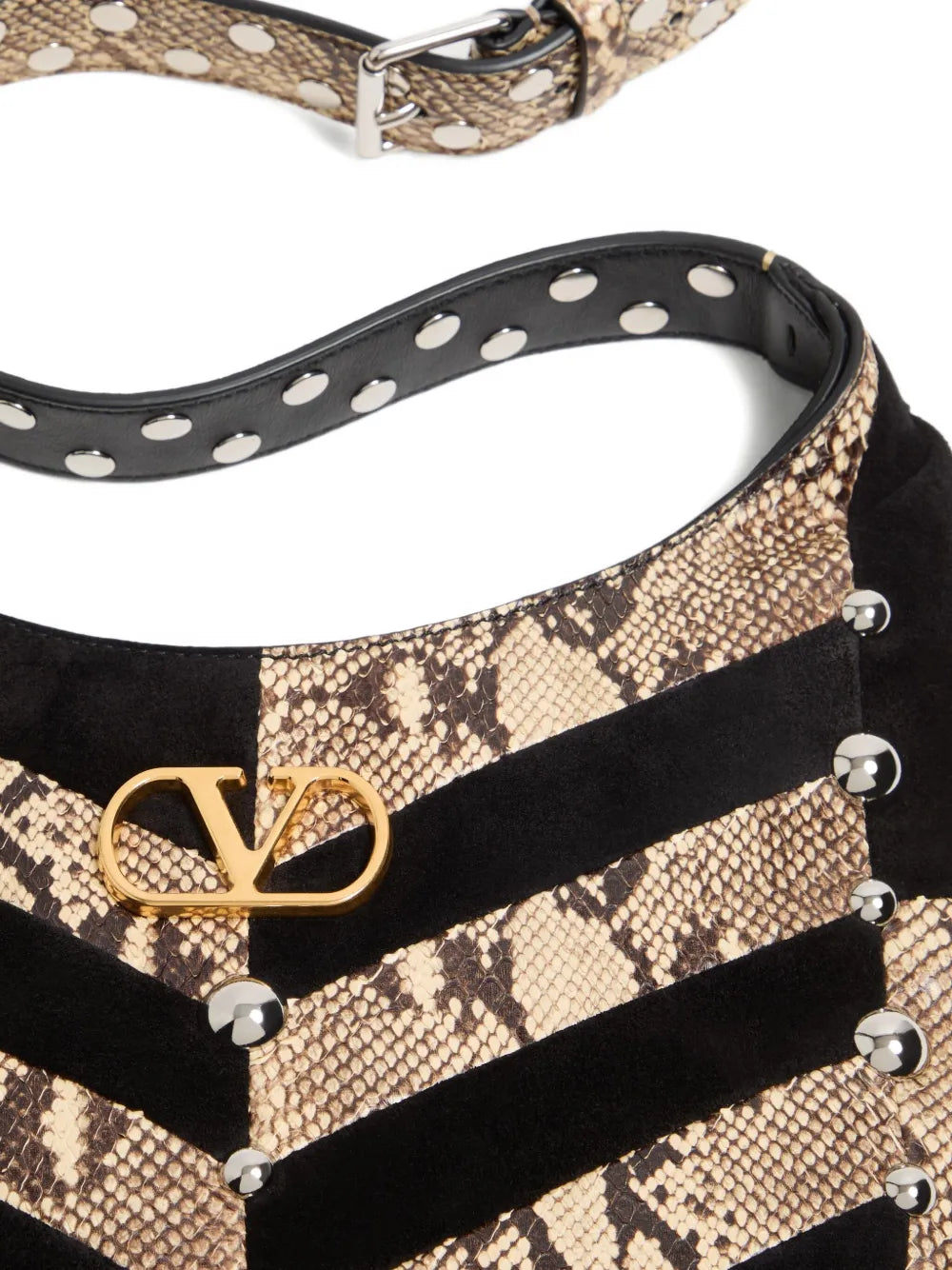 Valentino Garavani Small Chevron Patterned Shoulder Bag