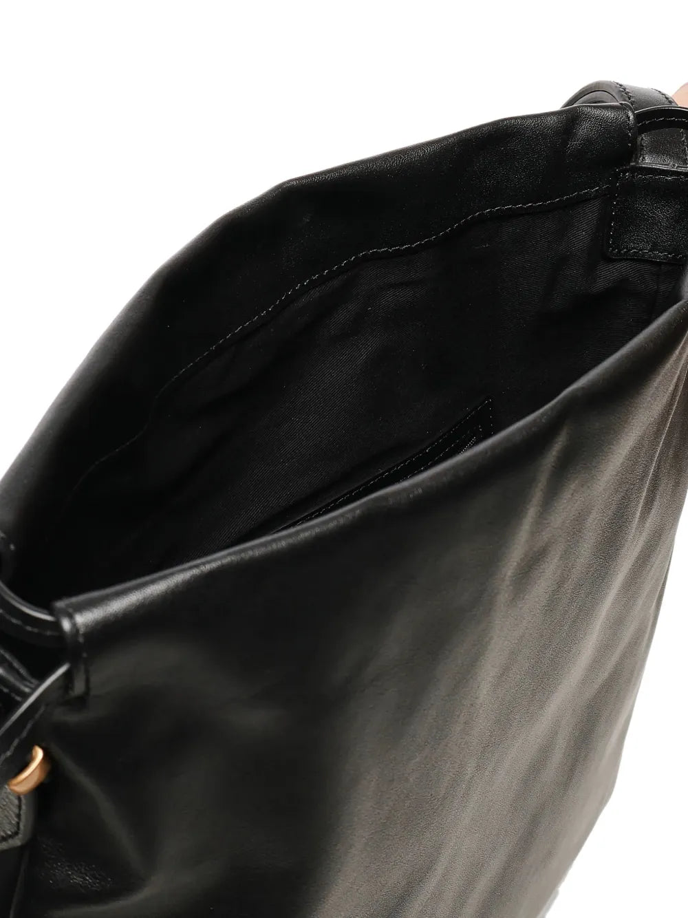 Pinko Drawstring Leather Shoulder Bag