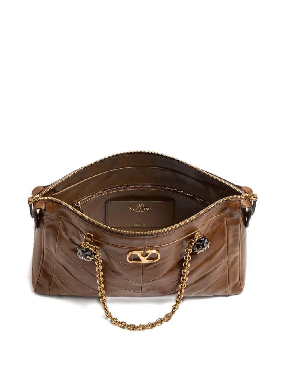Valentino Garavani Panthea Leather Shoulder Bag