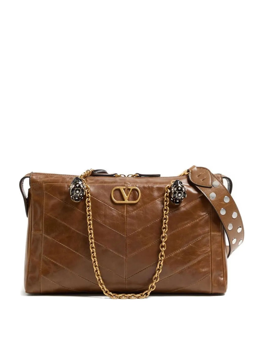 Valentino Garavani Panthea Leather Shoulder Bag