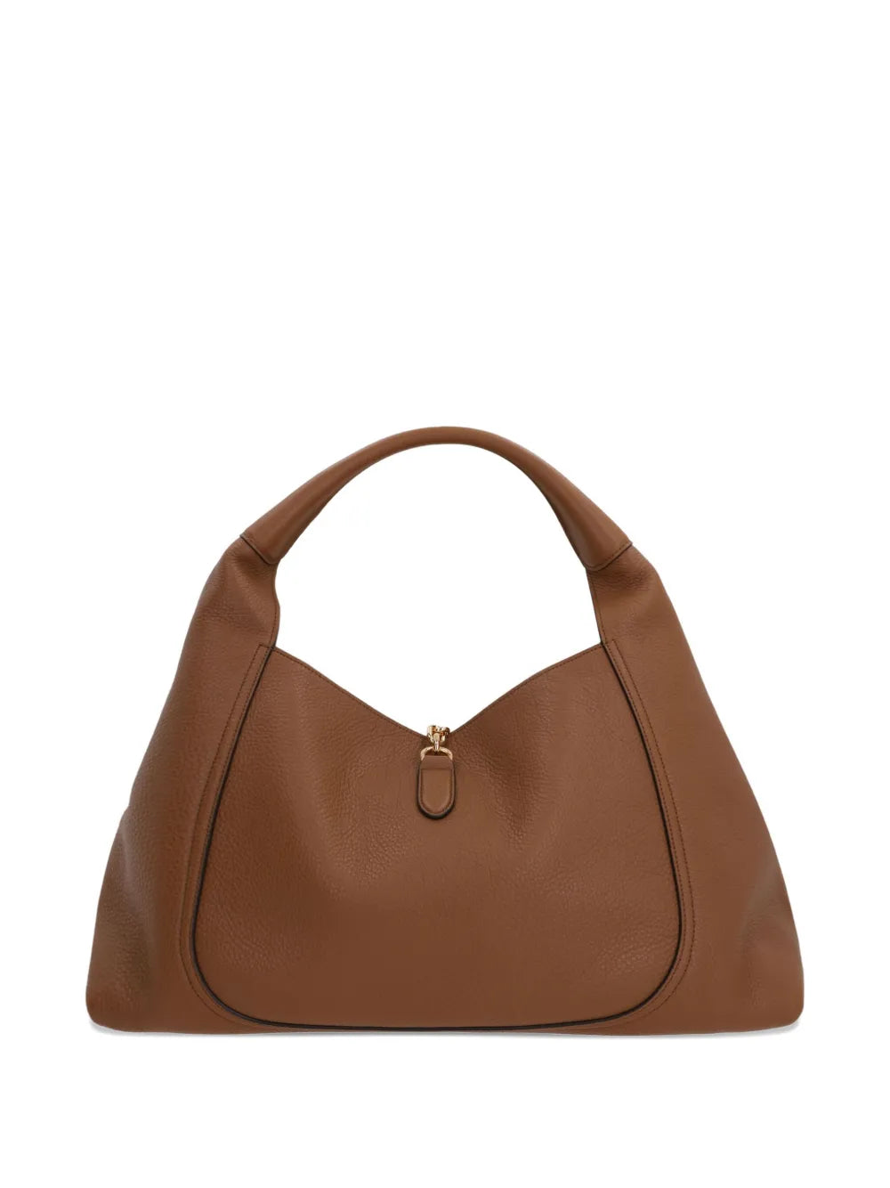 Gucci Maxi Softbit Grained Leather Shoulder Bag