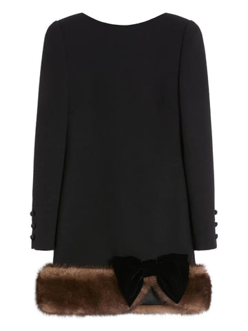 Valentino Garavani Wool Crepe Short Dress