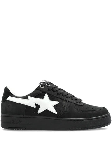A Bathing Ape?Sk8 Sta 3 Star-Embellished Leather Sneakers