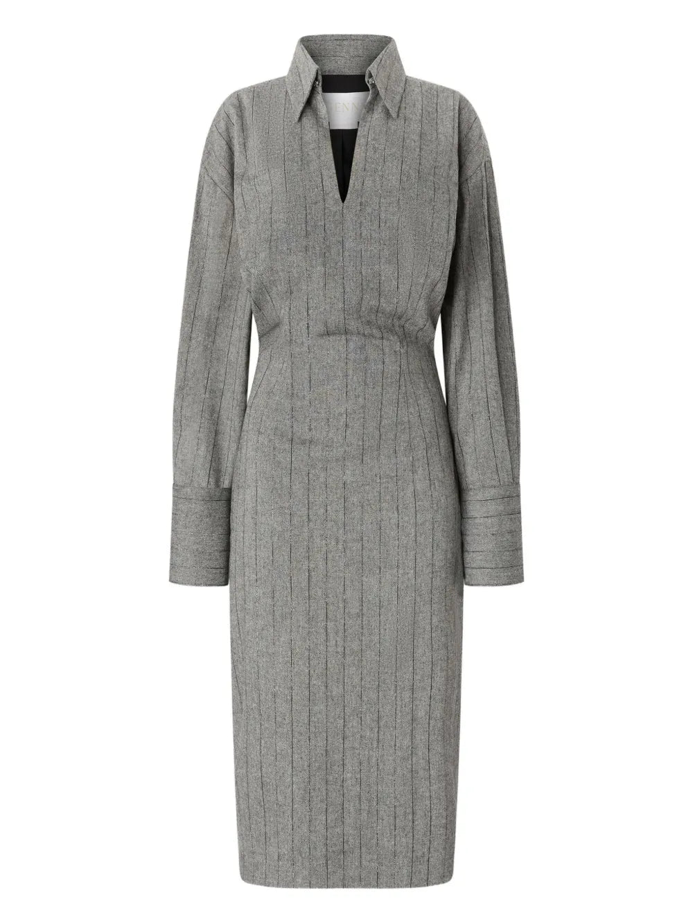 Genny Stripe Pattern Midi Dress