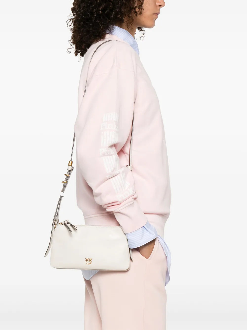 Pinko Double Zip Shoulder Bag