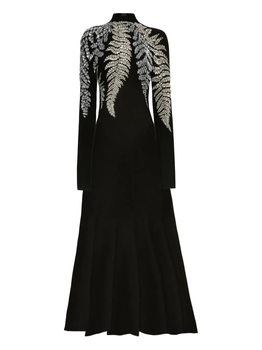 Oscar De La Renta Fern Embellished Midi Dress