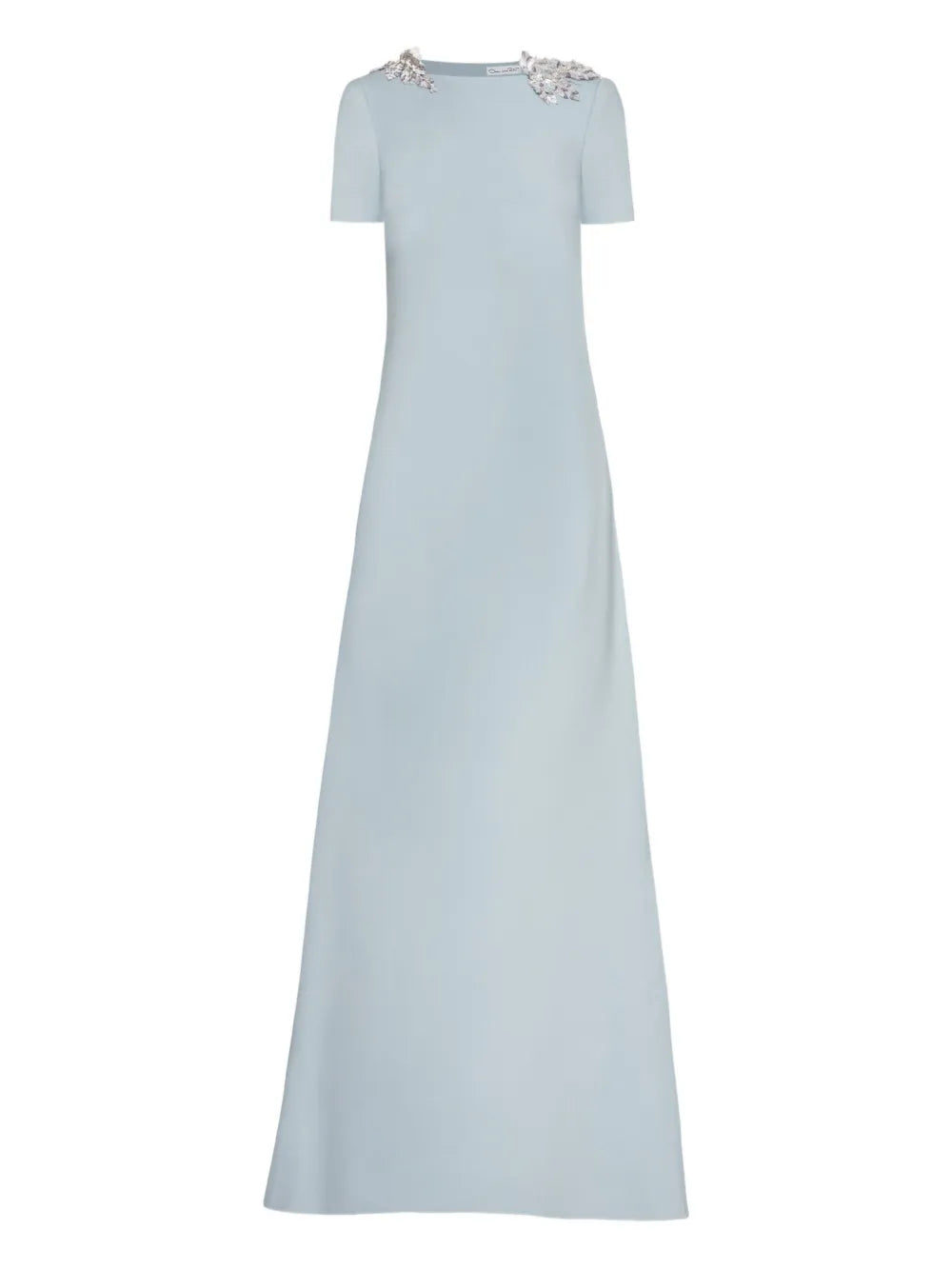 Oscar De La Renta Sequin Embellished Open Back Dress