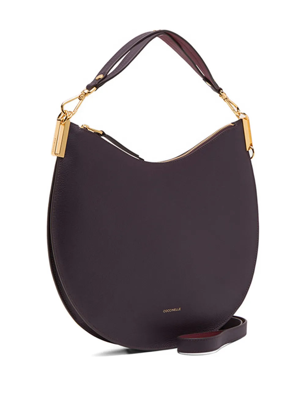 Coccinelle Large Sunup Leather Shoulder Bag