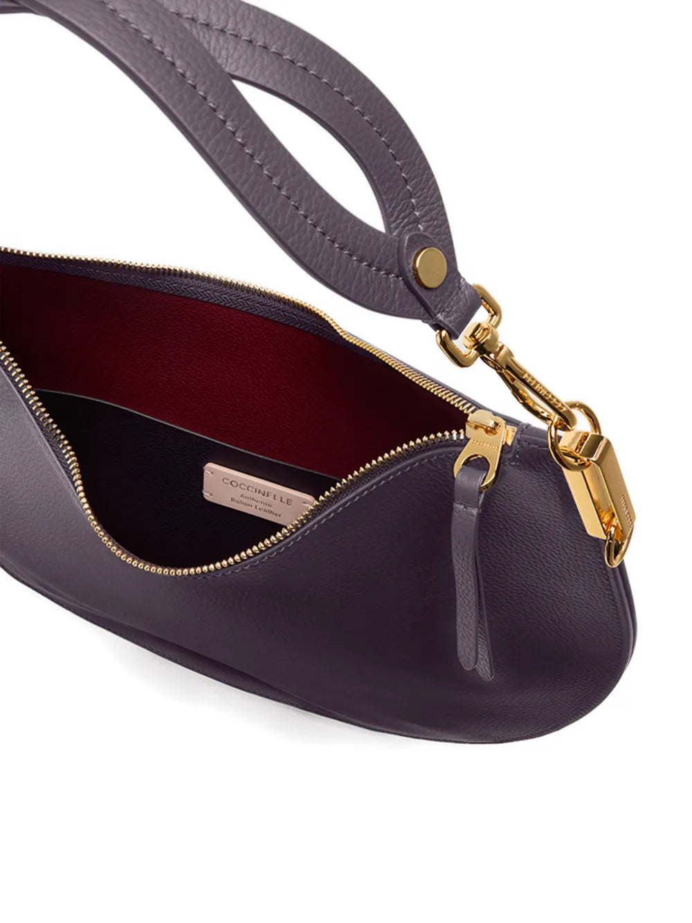 Coccinelle Large Sunup Leather Shoulder Bag