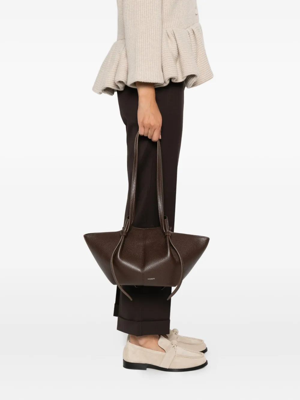 Yuzefi Mochi Leather Shoulder Bag