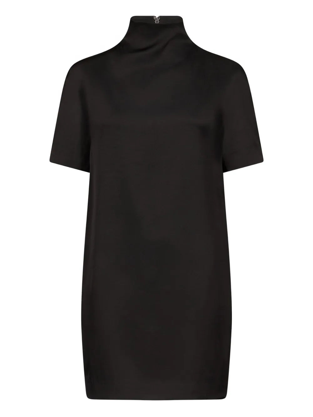 Loulou De Saison Elton Mock Neck Short Sleeve Dress