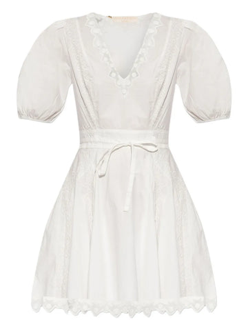 Ulla Johnson Puff Sleeve Embroidered Dress