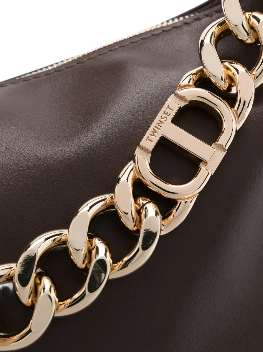 Twinset Medium Liliane Chain Embellished Shoulder Bag