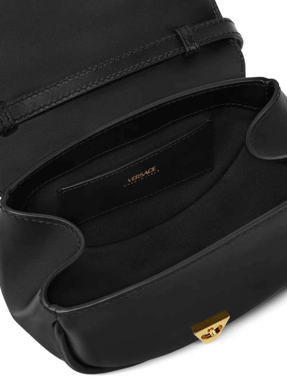 Versace Stud Embellished Shoulder Bag