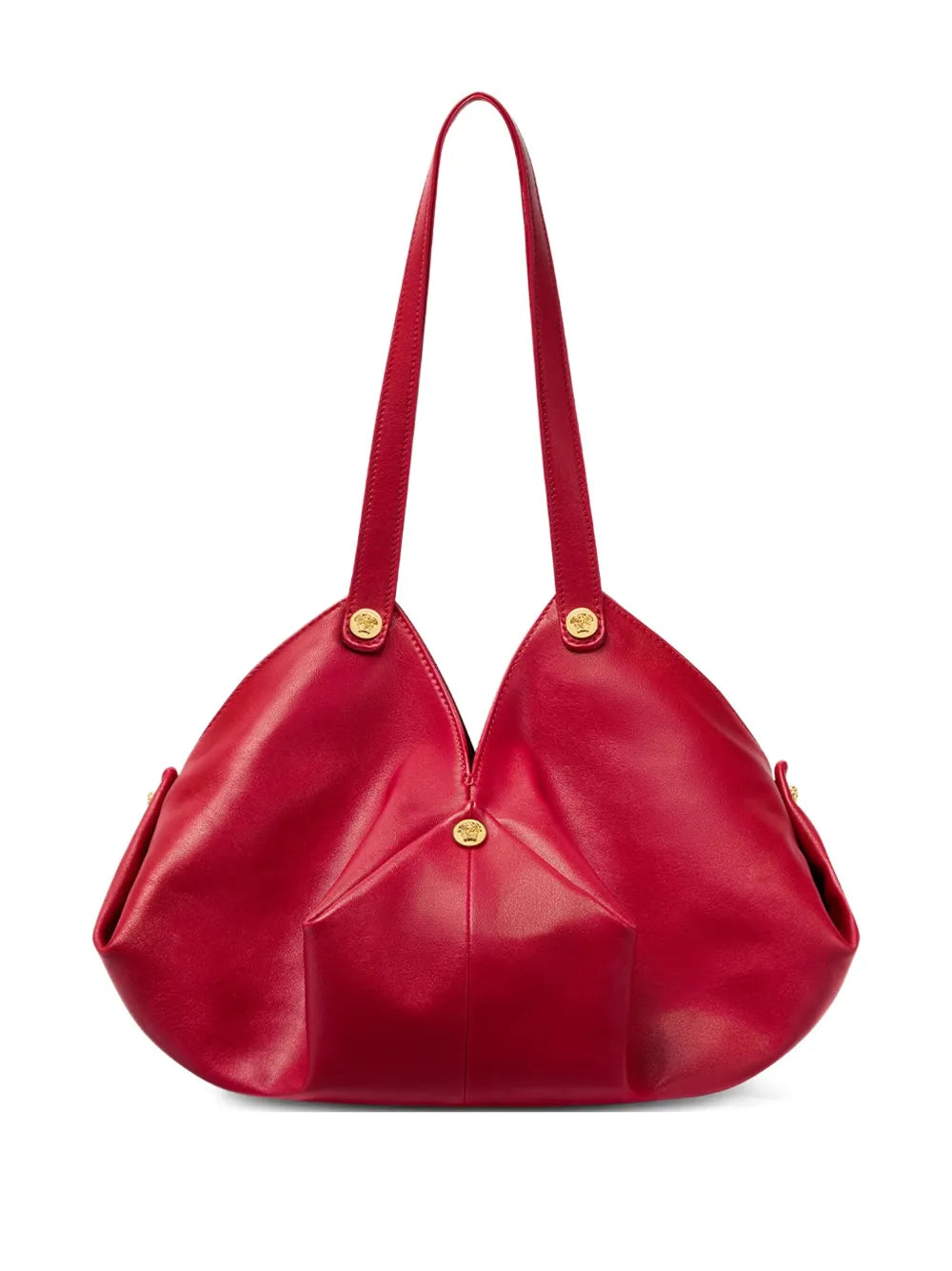 Versace Protea Leather Shoulder Bag