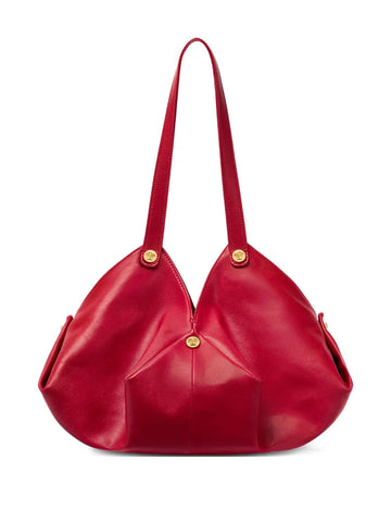 Versace Protea Leather Shoulder Bag