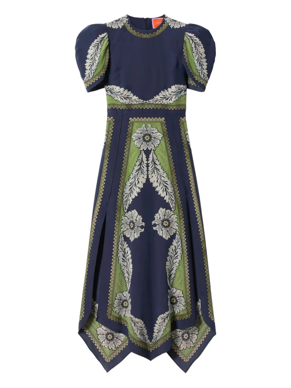 La Doublej Cherry Puff Sleeve Dress