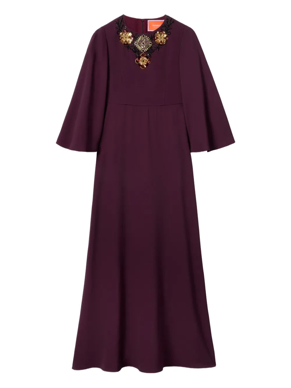 La Doublej Sorella Bell Sleeve Maxi Dress