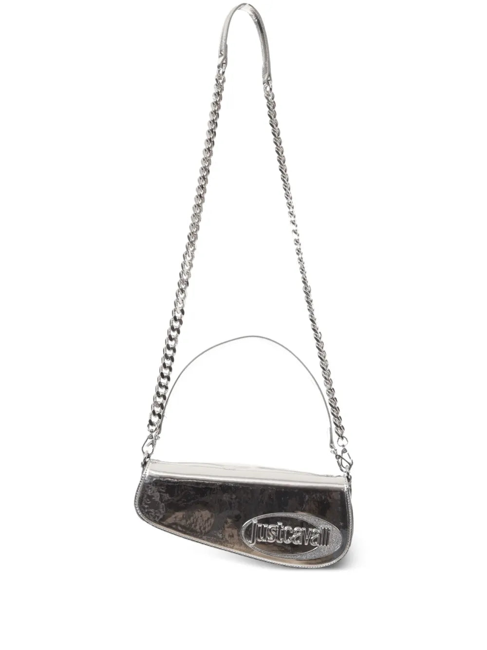 Just Cavalli Chain Strap Top Handle Shoulder Bag