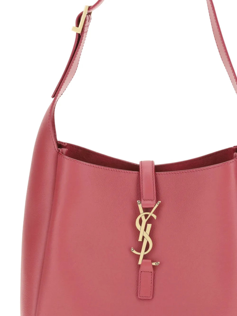 Saint Laurent Leather Ysl Logo Shoulder Bag