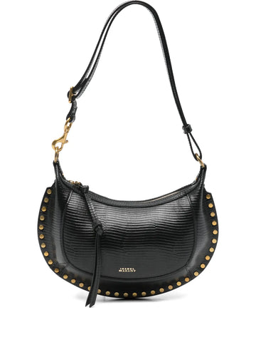 Isabel Marant Oskan Lizard Effect Studded Shoulder Bag