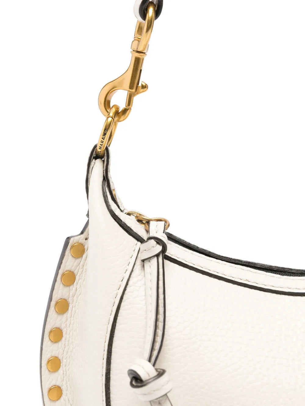 Isabel Marant Oskan Moon Studded Shoulder Bag