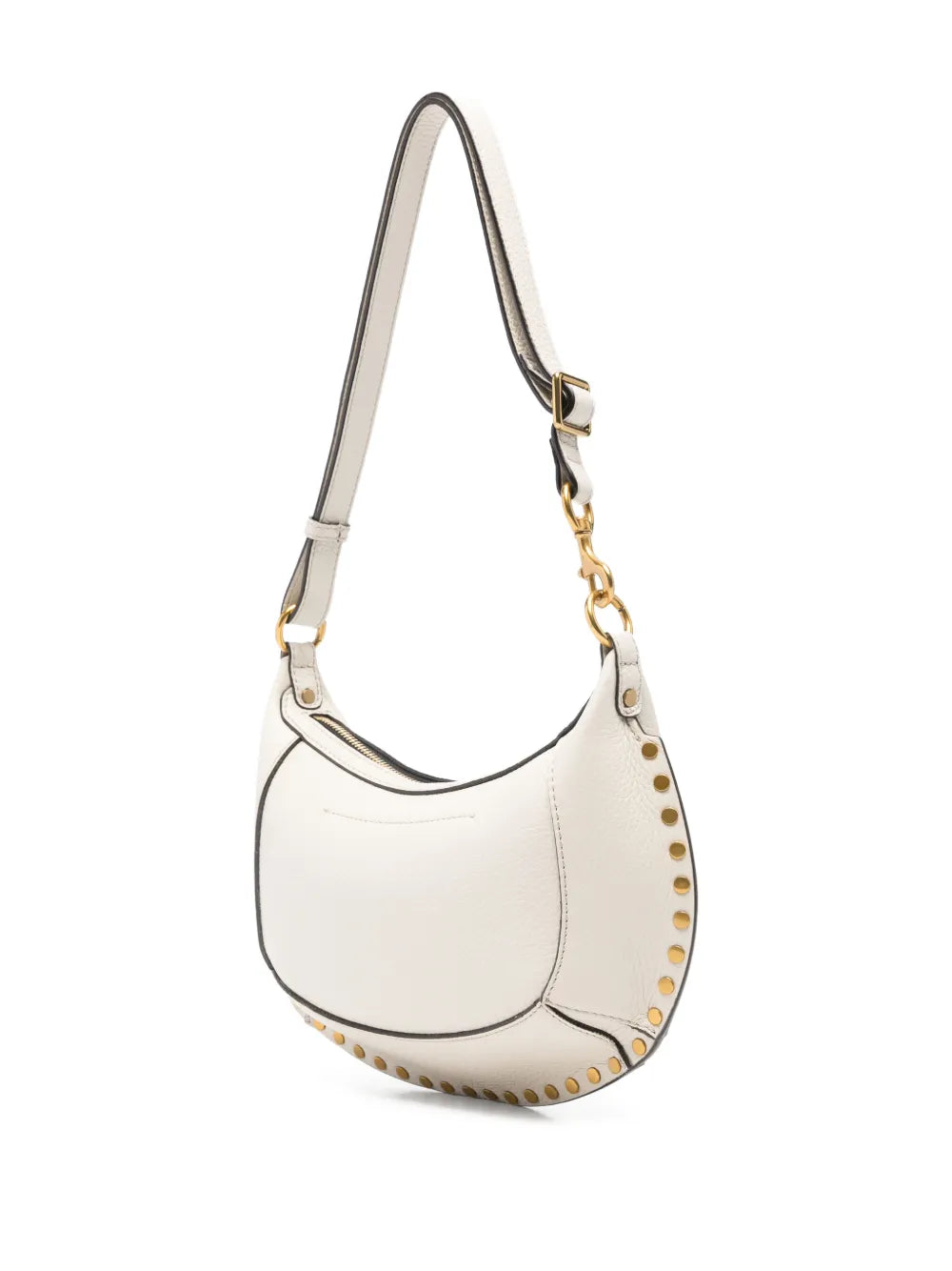 Isabel Marant Oskan Moon Studded Shoulder Bag