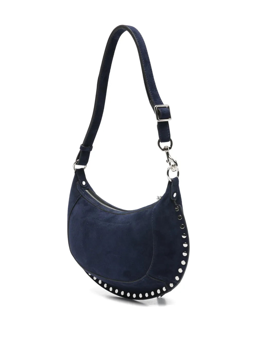 Isabel Marant Oskan Moon Studded Shoulder Bag