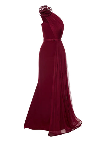 Ana Radu Rose Embellished Maxi Dress