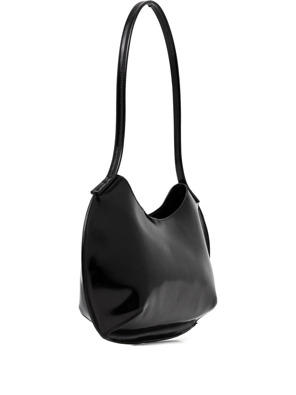 By Far Medium Horner Leather Shoulder Bag
