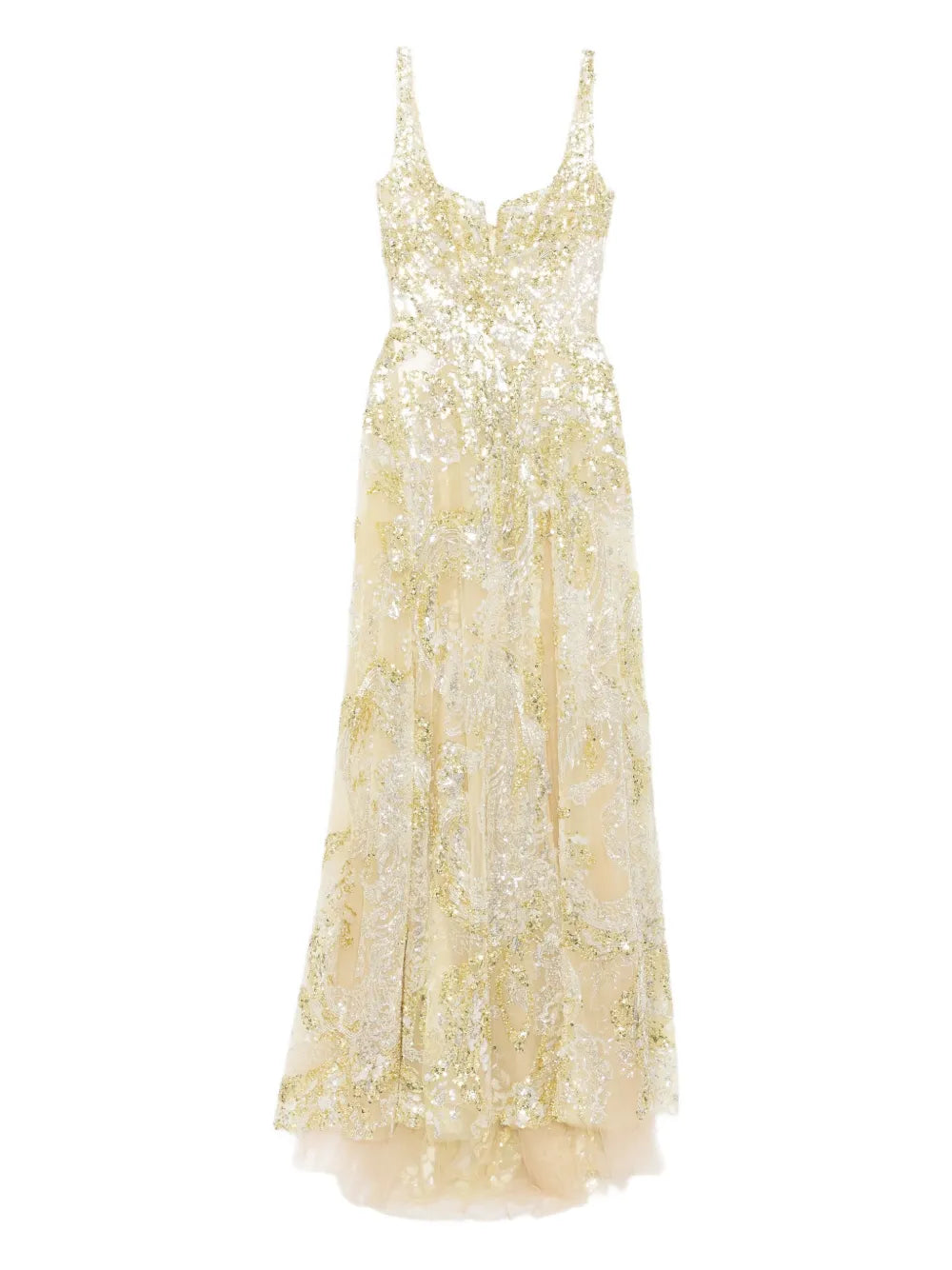 Saiid Kobeisy Embroidered Long Dress