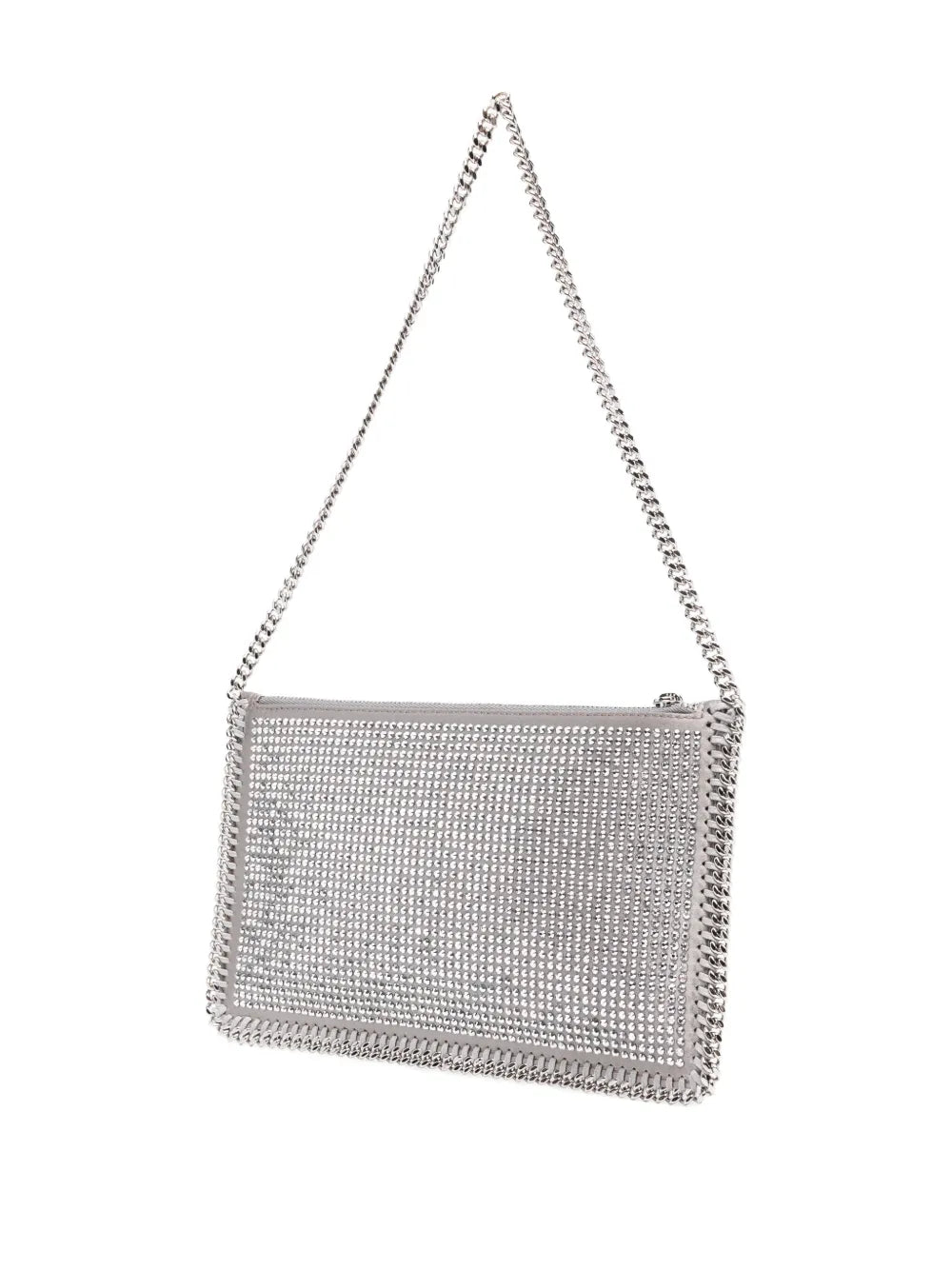 Stella Mccartney Falabella Pochette Crystal Embellished Chain Shoulder Bag