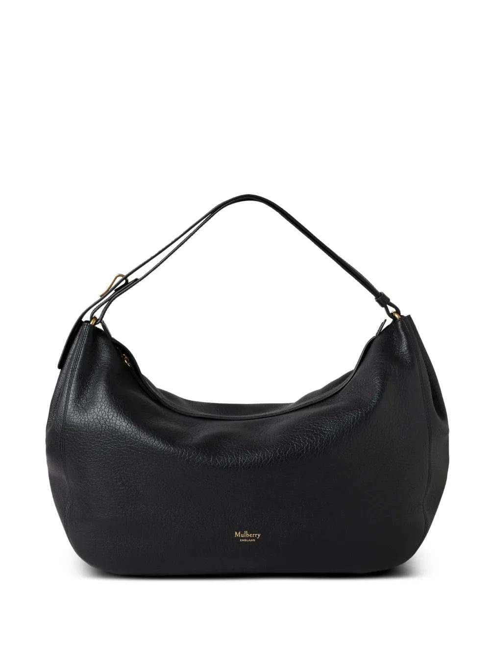 Mulberry Meadow Curved Leather Shoulder Bag