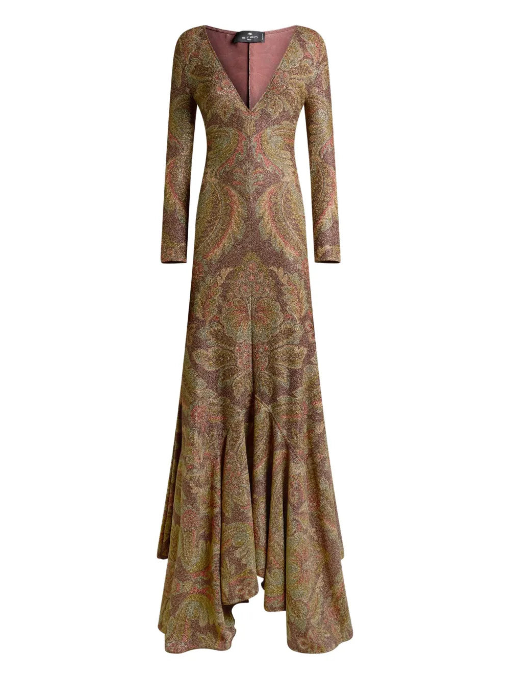 Etro Paisley Print Ruffled Dress