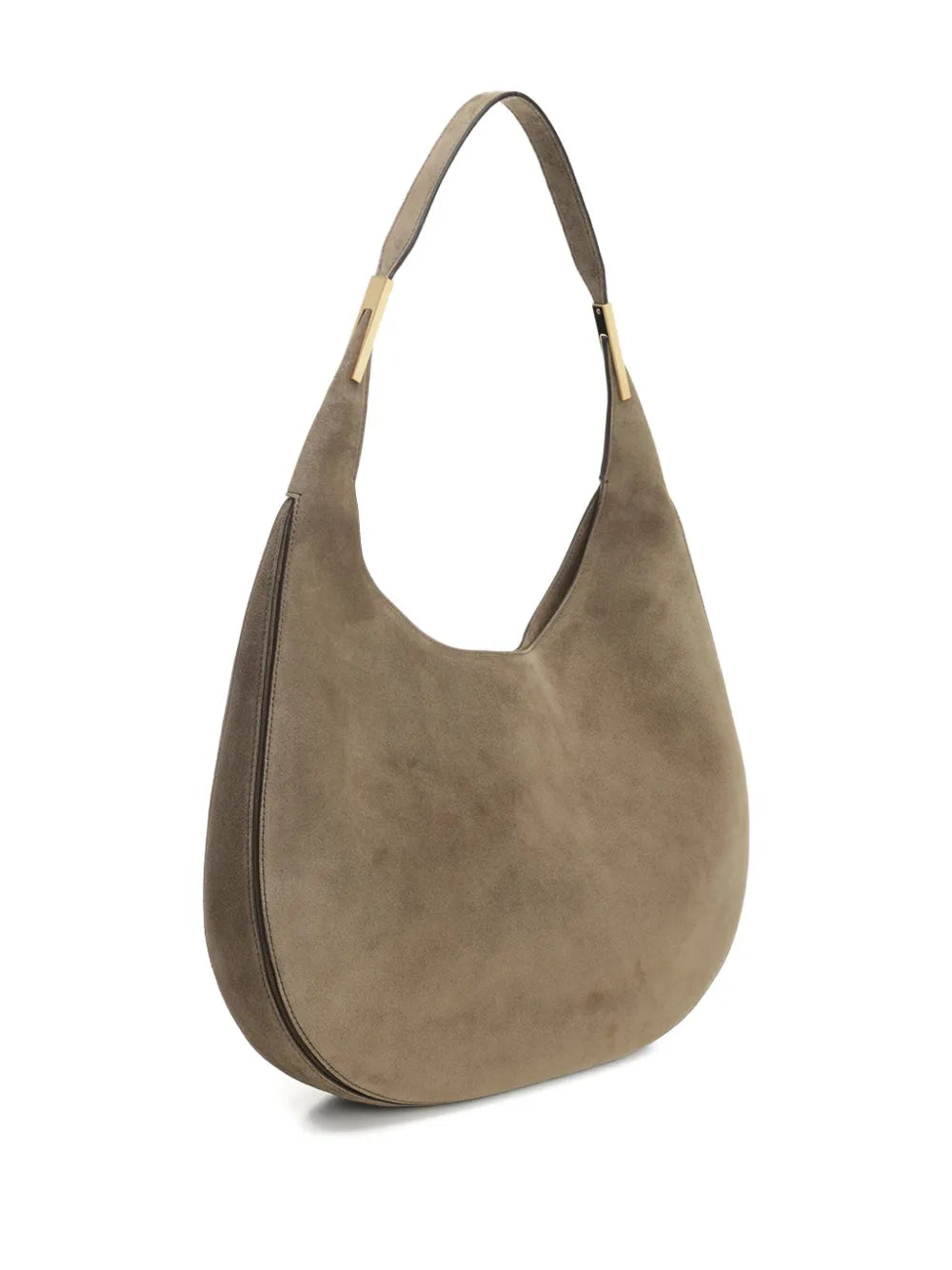 Savette Suede Crescent Shoulder Bag