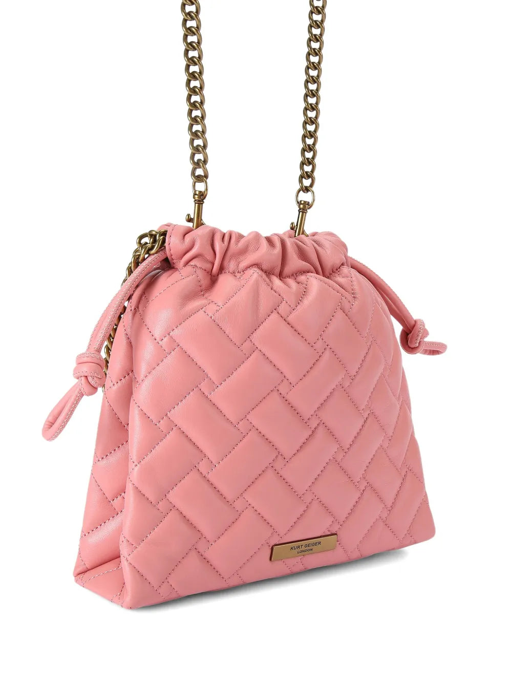 Kurt Geiger London Quilted Chain Strap Shoulder Bag