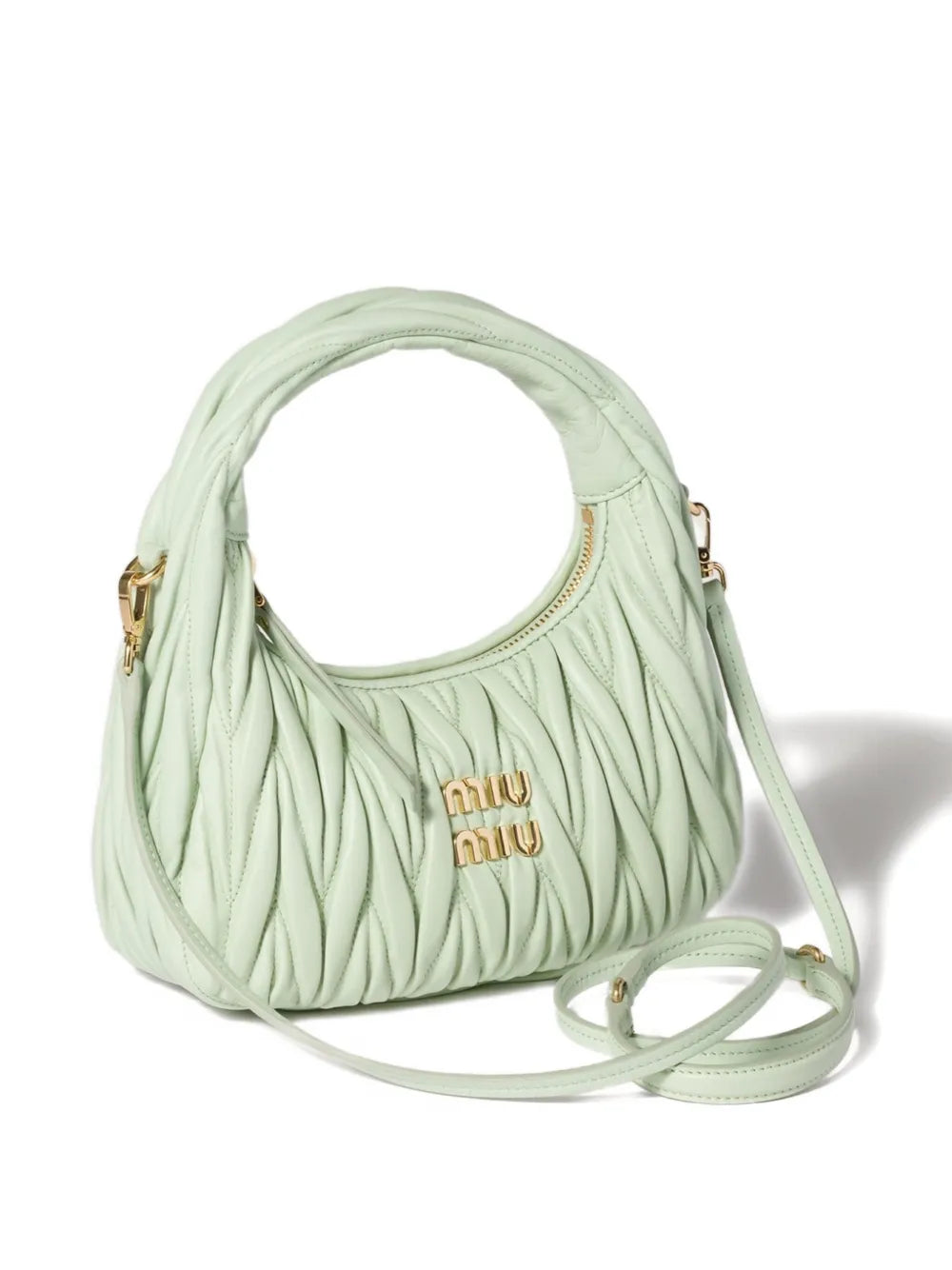 Miu Miu Wander Leather Shoulder Bag