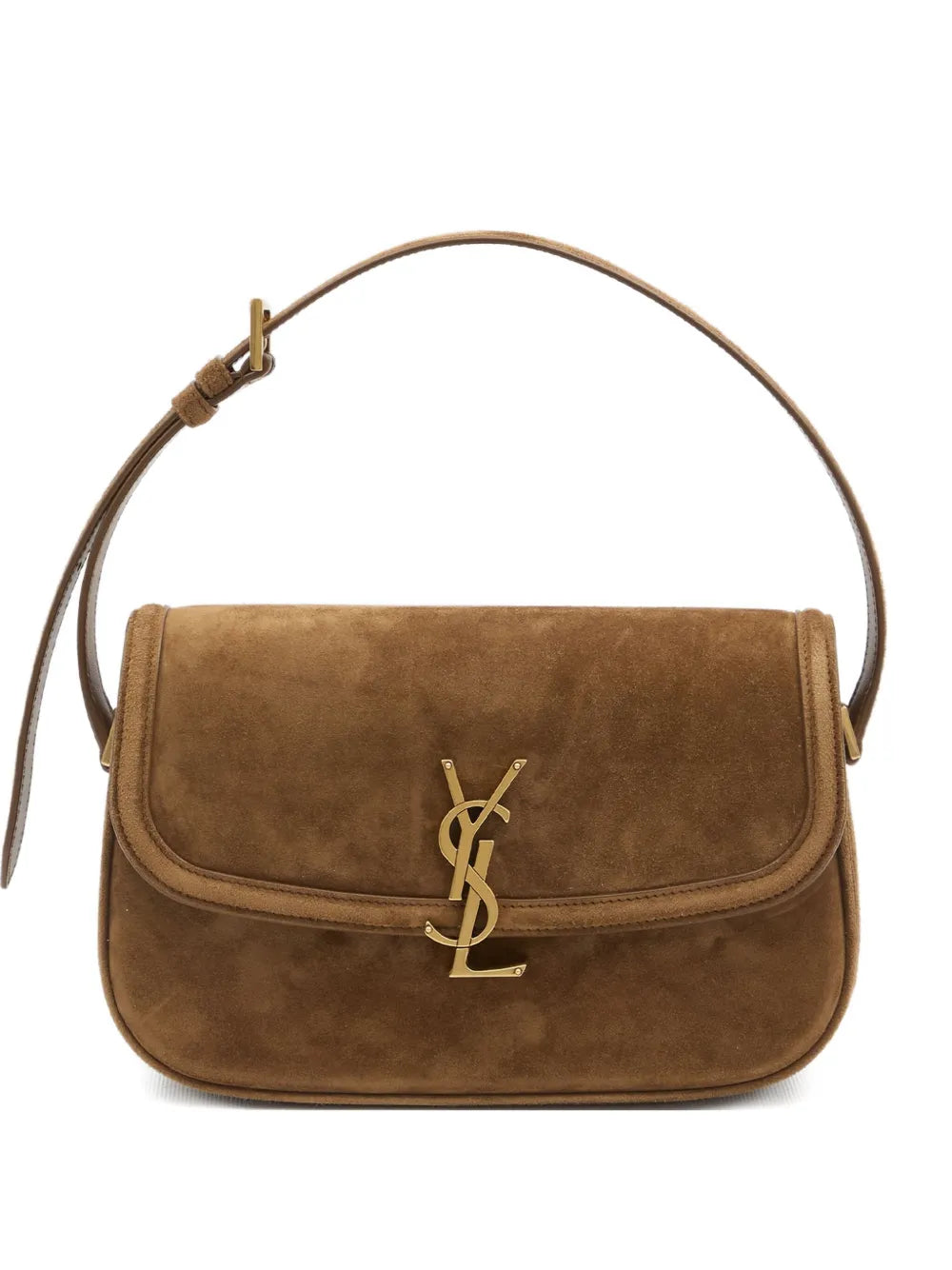 Saint Laurent Cassandre Suede Shoulder Bag