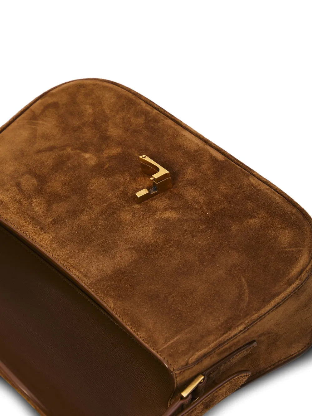 Saint Laurent Cassandre Suede Shoulder Bag